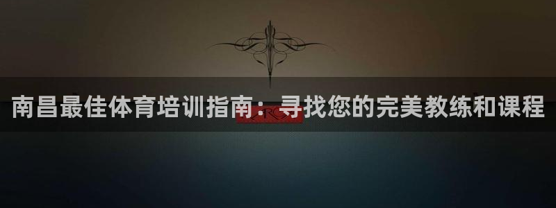 极悦平台是干什么的：南昌最佳体育培训指南：寻找您的完美教练和